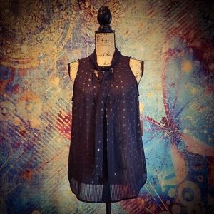 A New Day Sheer Button Down Top